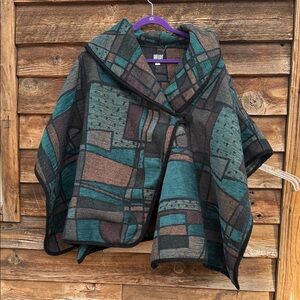 SILVERADO blanket like shawl